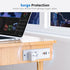 DOACE 18W Table,2 Outlets,3 Ports,6ft 45 Recessed Power Strip with USB C Fast Charging Conference Recessed