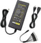 Tnuocke 3-Prong Security Camera Power Adapter,12V 5A 100V-240V Camera Power Adapter 8-Way Power