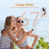 scev 67" 360 All-in-1 Selfie Stick Tripod, Portable Cell Phone Tripod with Wireless Remote Control, Rotating Extendable