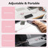 USB C Retractable Multi 5-in-1 Charging Cable, 100W+27W+10W PD Fast Charger for iPhone 15/14/13/12/Samsung S23, Pink