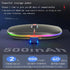 Wireless Bluetooth Mouse, LED Dual Mode Rechargeable Slim Laptop Mouse, Portable (BT5.2+USB Receiver) for Laptop,