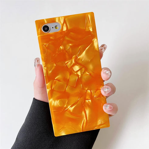Cocomii Rectangle Case for iPhone SE 2022/2020/8/7 - Opalescent Pearl, Glitter Sparkle, Protective Phone Case for 4.7