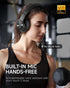 Picun B8 Bluetooth Headphones: 120 Hours Wireless, Foldable Over-Ear, Hands-Free Calls, 3EQ & Game Mode for Travel &