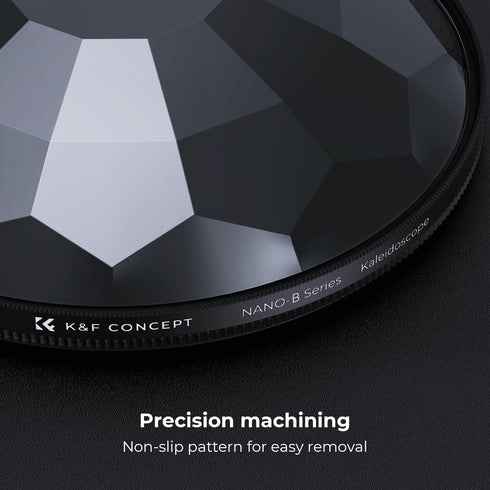 K&F Concept 67mm Kaleidoscope Filter, Special Effects Prism Glass for Camera Lens