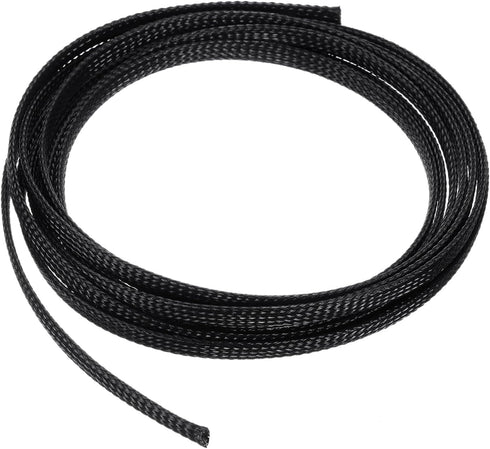 uxcell 10 Ft - 1/4 Inch Expandable Braided Cable Sleeve, PET Wire Management Protector for Home Devices