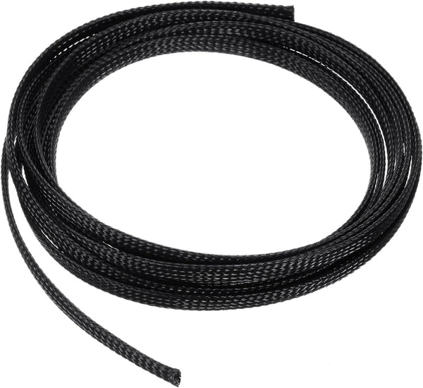 uxcell 10 Ft - 1/4 Inch Expandable Braided Cable Sleeve, PET Wire Management Protector for Home Devices
