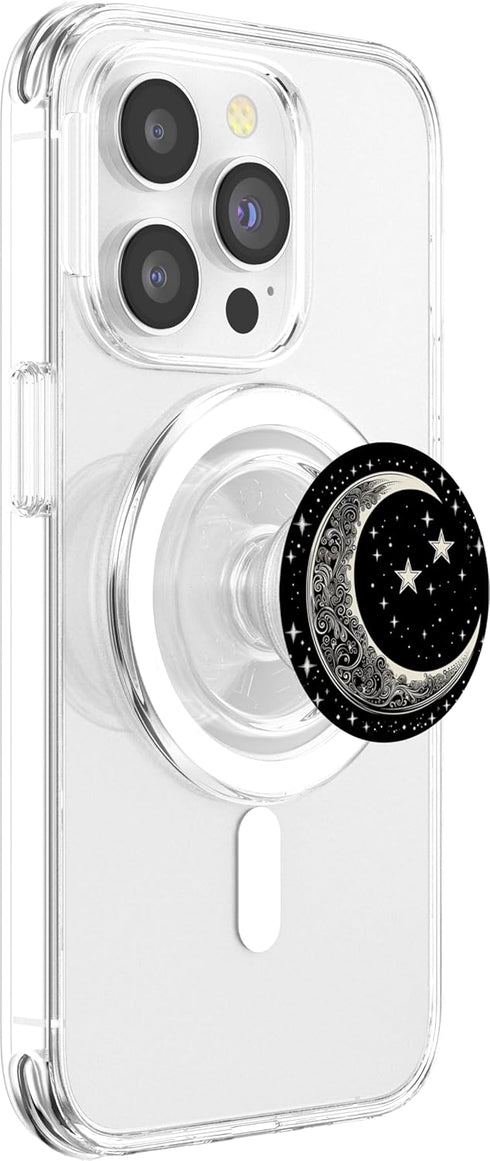 Stars and Crescent Moon PopSockets MagSafe PopGrip for iPhone