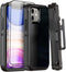 iPhone 11 Case with Belt Clip Holster, Kickstand & 2 Screen Protectors, Heavy Duty Shockproof Drop-Proof Cover 6.1"