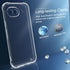Osophter 10A 10A for Pixel Case: Clear Women Girls Boys Reinforced Corners TPU Shock-Absorption Flexible for Google