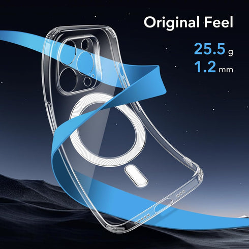 ESR iPhone 14 Pro Case, Clear Zero Series Compatible with MagSafe, Military-Grade Protection, Resists Yellowing