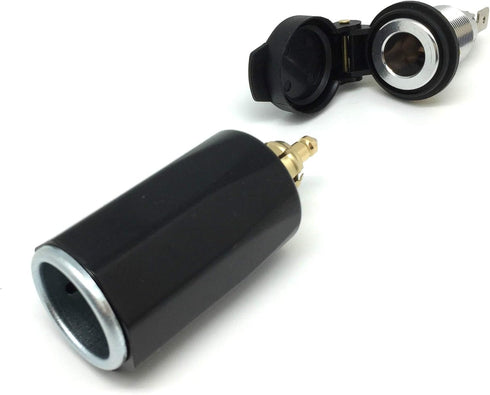 Cliff Top Din Cigarette Lighter Adapter, Compatible with BMW, Ducati, and Triumph Motorcycles by Cliff Top