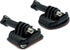 JINGXIN Helmet Mounts for GoPro - Flat Curved Adhesive Sticky Mount with Buckle Attachment, Compatible with Hero 11,