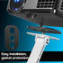 1/4" DAWASAPAT Adjustable Projector Stand with Screw, Silver Ceiling Mount for Home Office Studio, Mini Projector