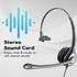 Headset Headset Headset Wantek wtih Mic, USB with Microphone for PC, Computer with Noise Canceling Microphone with Mute
