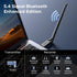 UGREEN 2-in-1 AX900 5.4 6 5GHz/2.4GHz 6dBi 10/11 USB Bluetooth WiFi Adapter, + Bluetooth WiFi Adapter for Desktop PC