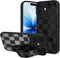 OOK Compatible with iPhone 17 6.3inch Silicone Phone Case with Strap, Trendy Checkerboard