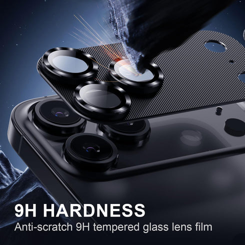[2 17 AFARER Pcs Camera Lens Protector for iPhone Promax,Ultra-thin HD Metal Tempered Glass Anti-Scratch,Military Grade