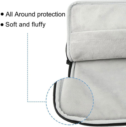 MOSISO Laptop Sleeve Bag for MacBook Air 15 inch 2024 2023 M3 M2/Pro 16 2023-2019, Waterproof PU Leather Padded Case