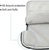 MOSISO Laptop Sleeve Bag for MacBook Air 15 inch 2024 2023 M3 M2/Pro 16 2023-2019, Waterproof PU Leather Padded Case