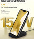YW YUWISS 15W Fast Wireless Charger Stand, Compatible with Apple iPhone 14 13 12/12 Pro Max/11 Pro/11 Pro Max