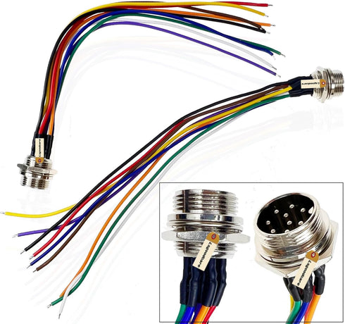 Lsgoodcare 4Pcs GX16-9Pin Female & Male Aviation Connector Power Cable Electrical Terminal Socket