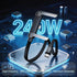 Hqyib 240W 4.9FT Braided Foldable Phone Stand Cord, Invisible Holder Charger Cable with Stand,T-Shaped Foldable Durable