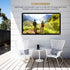 VBESTLIFE 84 Inch 16:9 Portable Projector Screen, HD Foldable Projection Screen White Thicken Outdoor Screen Movie