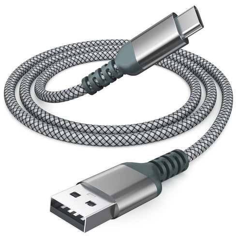 USB C Charger Cable, Fast Charging Type C Cable, Nylon Braided USB A to USB C for iPhone 15/15 Pro, MacBook, Samsung