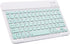 Ultra-Slim Portable Mini Bluetooth Keyboard, Rechargeable Wireless Keyboard for Apple iPad, iPhone, Samsung Tablet,