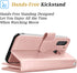 Galaxy A21 Case for Samsung, Takfox PU Leather Wallet Case with 9 ID Credit Card Holder Slots (Rose Gold)
