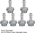 Wendry PC Water Cooling Barb Fitting, G1/4 Thread Barb Connector for Computer Cooling System, Pack of 6