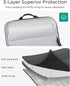 15.6-16 inch BAGSMART Laptop Computer Case with Strap,Shockproof Waterproof Laptop Bag with Sturdy Handle