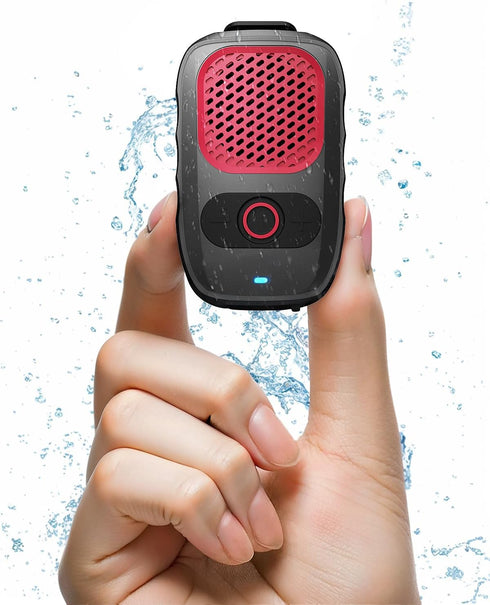 Qozybuds Wearable Bluetooth 5.4 Speaker with Up to 30 Hours Battery Life, Clip-On