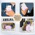 Yuibthr 2D Phone Grip Cute Cloud Shape Collapsible Expandable, Smartphone Tablet Cell Phone Grip Stand Holder (Pink)