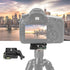 Zerodis 1/4 Inch 3/8 Inch Arrow Storage Case Plate, Aluminum Alloy Arrow Storage Case Clamp Adapter for Camera Tripod