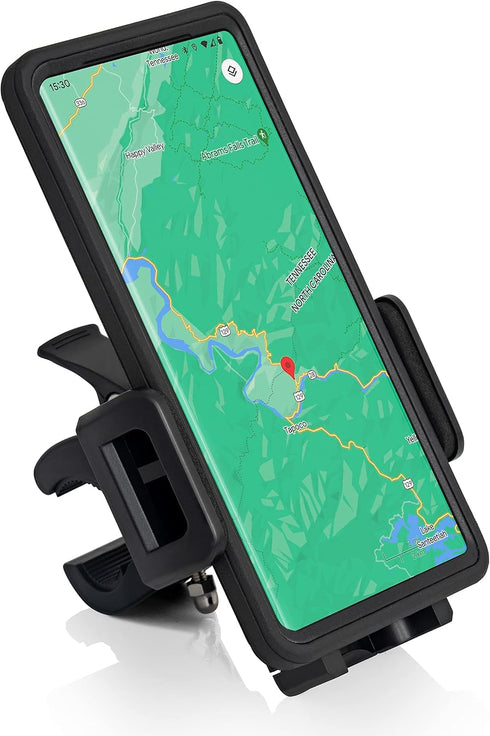 Diamond Plate Adjustable Phone Mount for Motorcycle/Bicycle