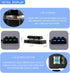 3 Key Macropad, RGB Backlit Programmable Mechanical Keyboard, One Handed USB Shortcut Multifunction Keyboard (Black)