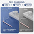 Stylus Pen for iPad 2018-2024, 2X Fast Charge iPad Pencil 2nd Generation for Apple iPad Pro, Mini, Air