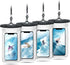 Universal Waterproof Phone Pouch, 4 Pack IPX8 Lanyard Case Compatible with iPhone 15 14 13 12 11 Pro Max