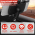UHANBUT 360 3 7 Inch Car Phone Mount, Rotatable ABS Auto Rearview Mirror Cellphone Bracket Clip with Non-Slip Base