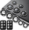 Samsung Galaxy S23 Ultra Camera Lens Protector Glitter Bling, Clear Screen Protector Accessories, 5+5 Pack (Black)