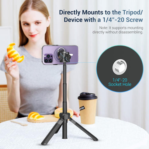PROfezzion Continuity Camera Mount for MacBook, Strong Magnetic Phone Holder for iPhone 15 14 13 12 Series