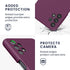 kwmobile Case for Samsung Galaxy A32 5G, TPU Silicone Phone Cover, Bordeaux Violet
