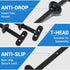Xisilin 2026 70 New Upgrade Pcs Upgrade Nylon Universal Cable Cable Tie Buckle Zip Tie Clips for Car Fender, Engine