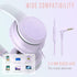 rockpapa L22 Wired Headphones for Kids, Girls, Boys, Women with Microphone, Foldable Stereo 3.5mm Corded Headphones for