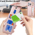 iPhone 15 Pro Max Case Wallet with Card Holder, Detachable 2-in-1, MagSafe Compatible for Women & Men - Pink
