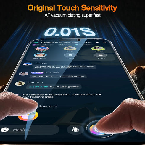 YMHML 3 Pack 16 16 6.9 Inch Compatible for iPhone Pro Max Privacy Screen Protector Tempered Glass, Anti Spy Privacy