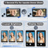 WIESKEN Selfie Monitor Screen iPhone & Android, Back Camera Monitor with Bluetooth Remote, Wireless Mirroring
