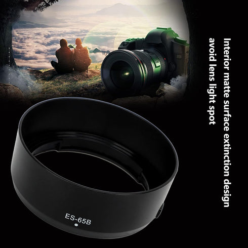 Camera Lens Hood Shade for RF50mm F1.8 Lens, Reversible Bayonet Protective Hood