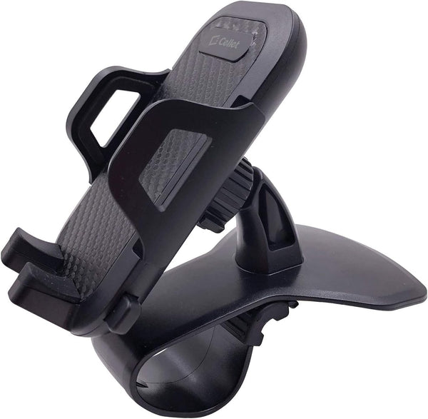 Cellet Car Dash Clip Phone Holder with 360° Rotation & Non-Slip Clamp – Adjustable Cradle for iPhone, Android